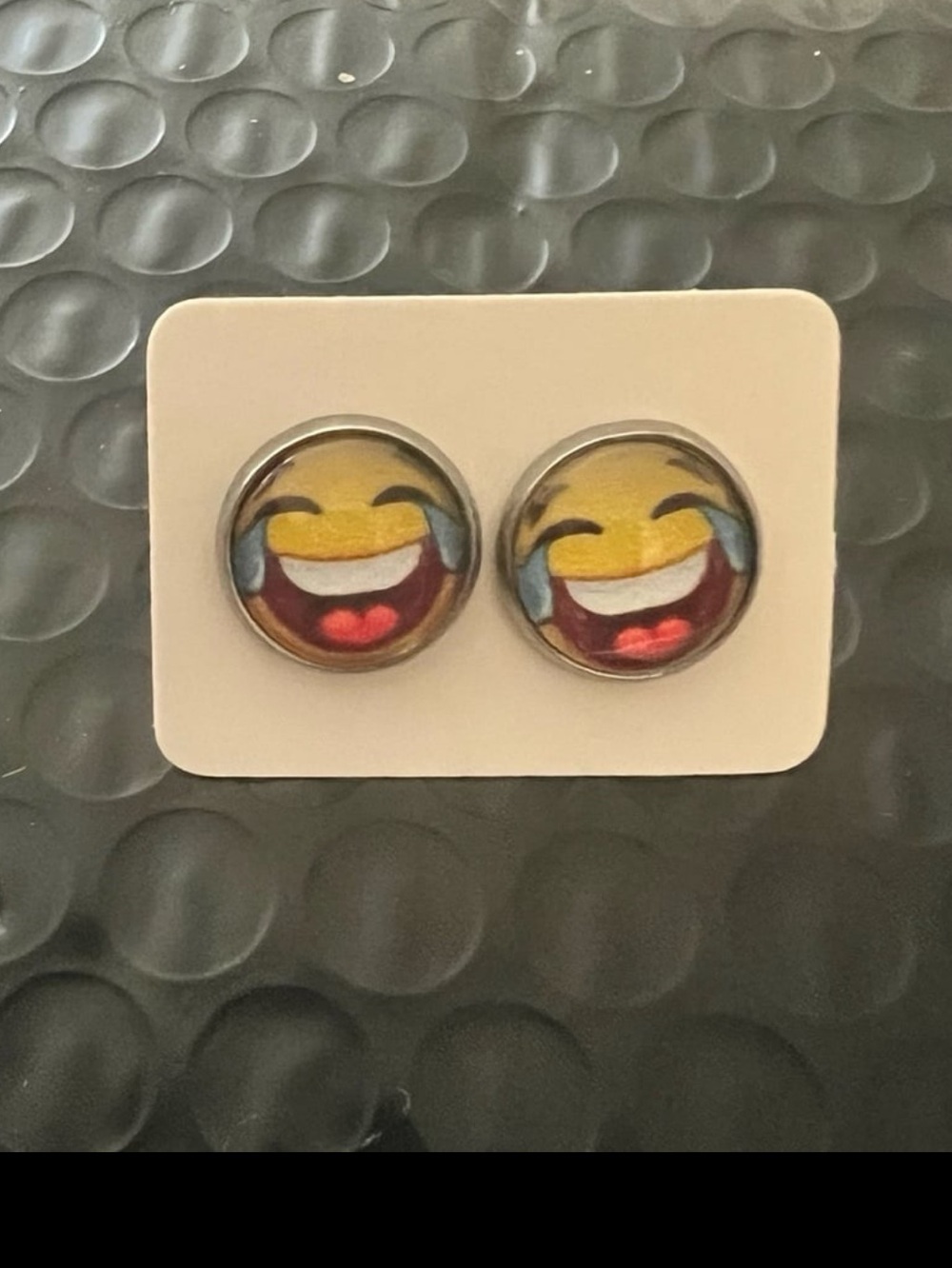Smiley Stud Earrings